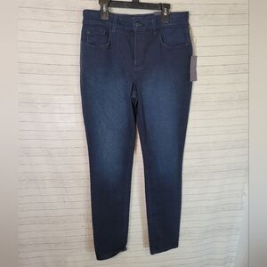 NYDJ NORWELL WASH DENIM LEGGINGS, SZ 8